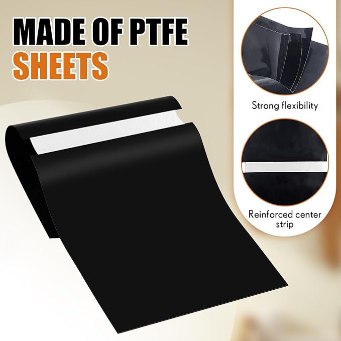 Teenyyou 10 Pcs 27.5 x 11 Inch PTFE Release Sheets Non Stick Toaster Release Sheets PTFE Liner Compatible with Antunes Roundup VCT-2, VCTM-2 Toaster, for Bread, Buns
