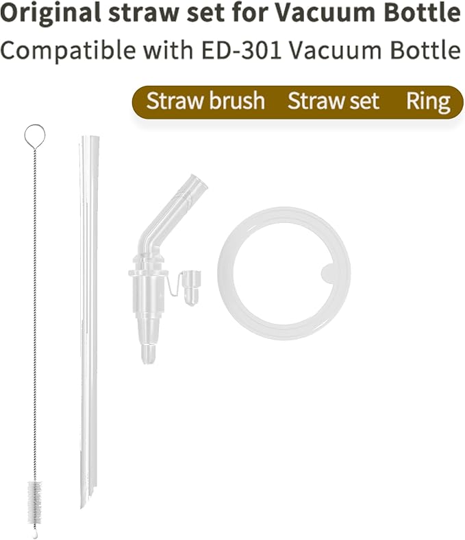 Evorie 11oz Leak Proof Vacuum Insulated Stainless Steel Sippy Cup for Toddlers (1 Pack, Travel in Space) + Replacement Straw Set Bundle