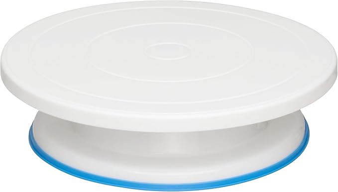 Ateco 608 11" Revolving Plastic Cake Turntable / Stand with Non-Slip Base