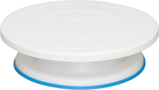 Ateco 608 11" Revolving Plastic Cake Turntable / Stand with Non-Slip Base