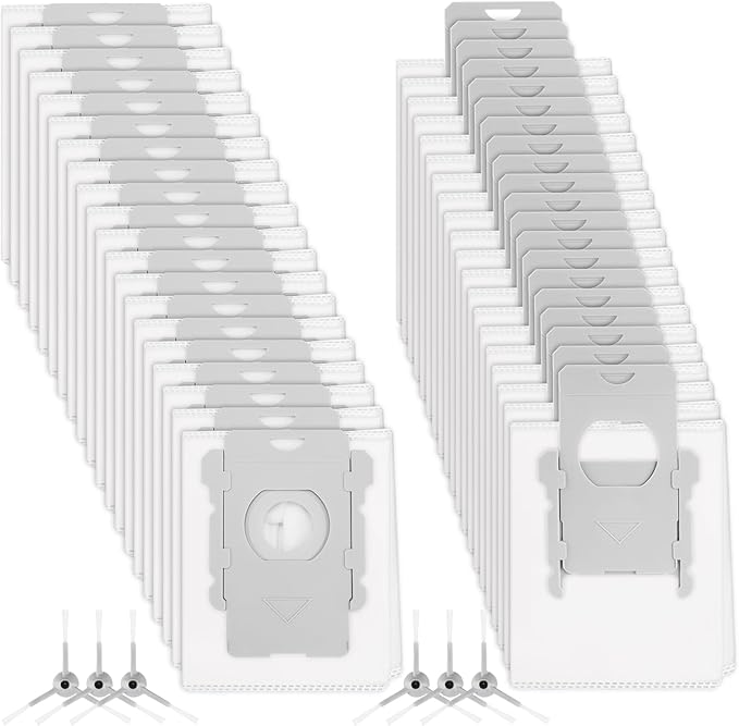 40 Pack iRobot Roomba Replacement Parts - Vacuum Bags for Roomba i7+, i1+, i2+, i3+, i4+, i5+, i6+, i8+, j6+, j7+, j8+, j9+, s9+, Combo i5+, j5+, j7+, j9+, Clean Base Compatible
