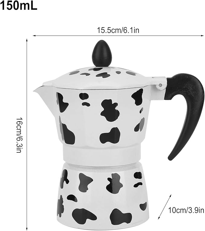 Moka Pot, Aluminium Stovetop Espresso Maker Italian Coffee Maker Coffee Pot Stovetop Espresso Maker Camping Espresso Maker Manual