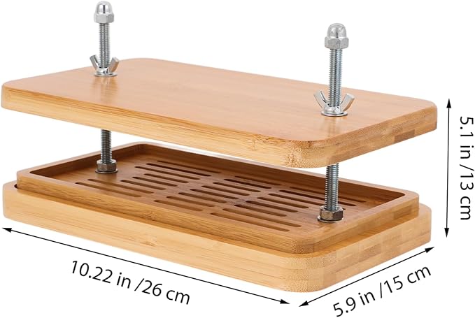 Mobestech Tofu Press Maker Soybean Curd Molds Diy Tools Presser Towel for Homemade Tofu