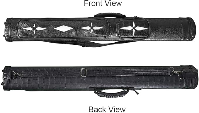 2X2 Billiards Pool Cue Tube Carrying Case