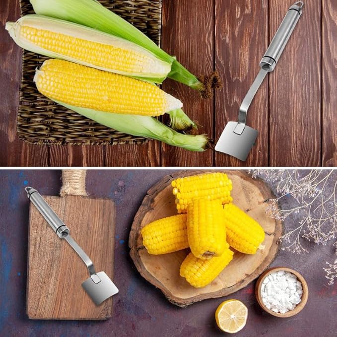 Upgraded Corn Peeler, 2024 New Stainless Steel Corn Cob Stripper Tool Corn Thresher from the Cob, Kitchen Gadget
