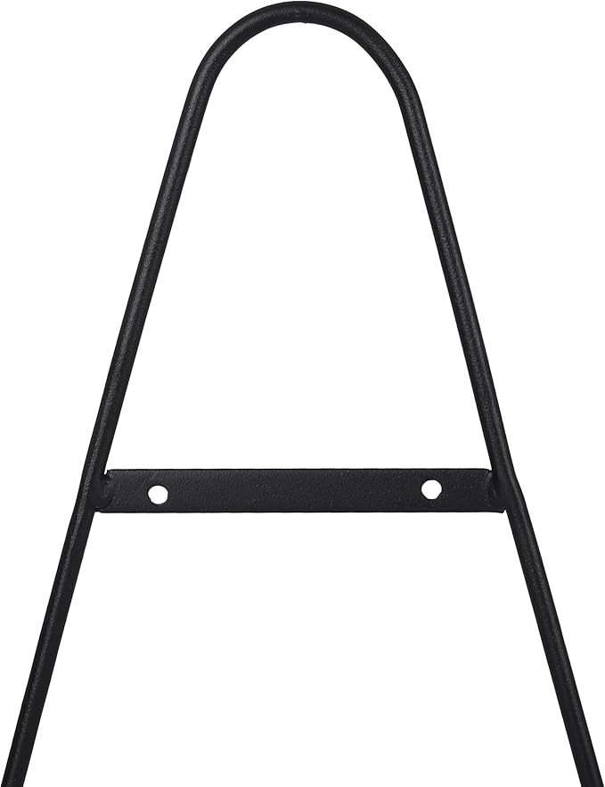 Milltown Merchants™ Metal Display Stand - Free Standing or Wall Mounted Decorative Plate Holder - Versatile Plate Hanger Stand - Black Metal Plate Stand - (2 Pack, X-Large)
