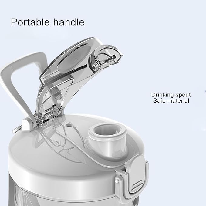 600ml Portable Blender 150W 18000RPM USB Rechargeable 4000mAh 2 Modes Mix & Pulse Mini Juicer Cup with Leak Proof Lid White Pink (White)