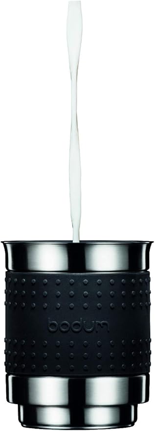 Bistro 13.5oz Bistro Barista Electric Milk Frother, Automatic Temperature Control, Boil-Dry Protection, Black