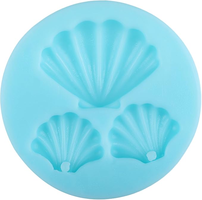Shell Fondant Silicone Molds for Cake Decorating Cupcake Topper Candy Gum Paste Polymer Clay