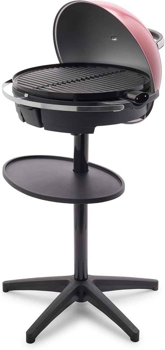 GreenPan 2-in-1 Portable Indoor & Outdoor Standing Electric Grill & Griddle, Cinnamon