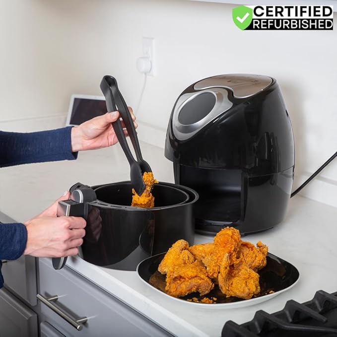 Deco Chef DAIRFR 3.7QT Electric Oil-Free Digital Air Fryer for Healthy Frying (Renewed)