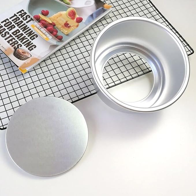Cake Tin， Non-Stick Cake Mould, Baking Tools Baking Mold,Cake Mould,Baking Baking 2/4/6/8/10 Inch Round Live Bottom Cake Mold Baking Mold Bread Decoration Non-Stick Non Stick Skillet Pan Pans (Color :