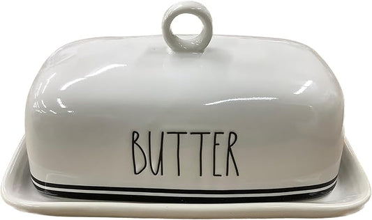 Rae Dunn BUTTER Dish - Ceramic