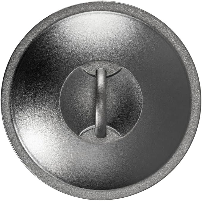 Lodge BOLD Pre-Seasoned Premium Cast Iron Lid - Cast Iron Lid for Skillet, Grill Pan, Griddle, and Dutch Oven - 10 Inch