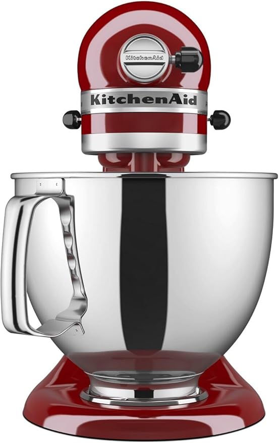 KitchenAid Artisan Series 5 Quart Tilt Head Stand Mixer, KSM150PS,Empire Red