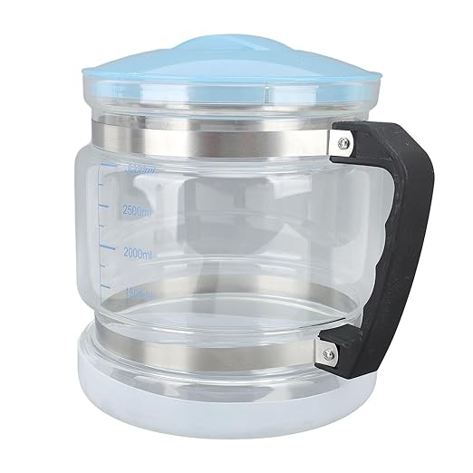 4L Glass Distiller Water Container, Pure Water Collection Bottle Replacement for Countertop Distillers, Easy Clean Wide Mouth Design