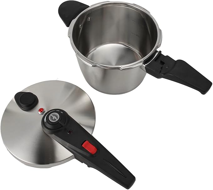 GLOGLOW Electric Pressure Cooker 304 Stainless Steel Multi Cooker, Quick Cooking for Home Kitchen with Pressure Control and Versatile Functions Kitchen Appliances (4L)