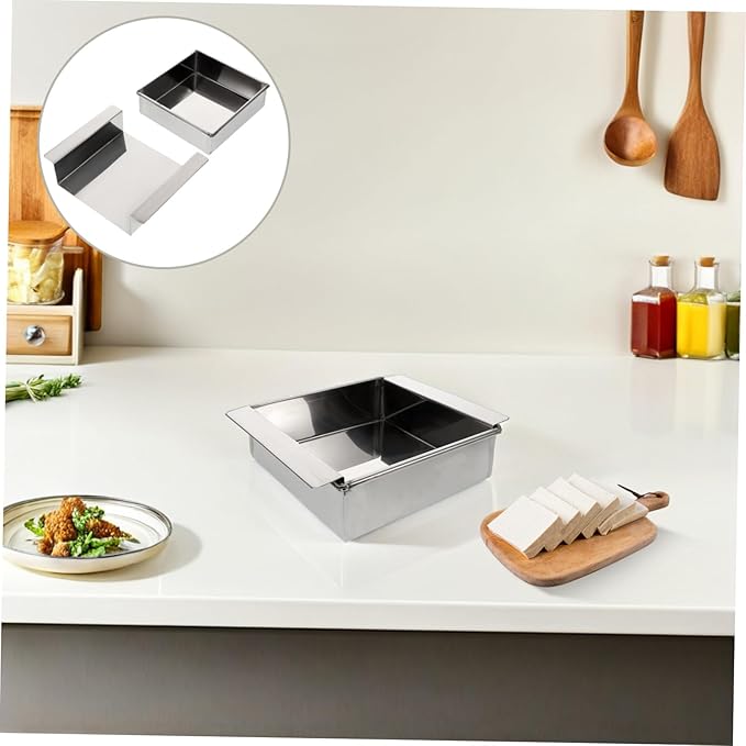 Stainless Steel Tofu Press Mold User-friendly Diy Tofu Maker for Homemade Soybean Curd Versatile Cooking Tool with Japanese Design for Snacks and Desserts