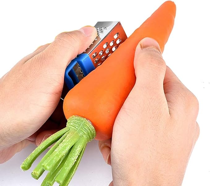 Mini Grater, Stainless Steel Cheese Ginger Vegetable Spices Small Grater for Kitchen (Blue)