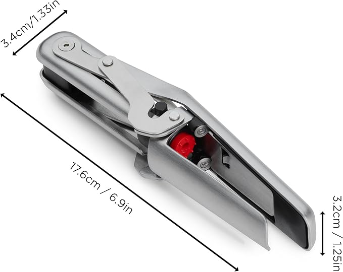 Dreamfarm Winopen Automatic Pocket Wine Corkscrew, Space-Saving Wine Opener with Foil Cutter - Stainless Steel