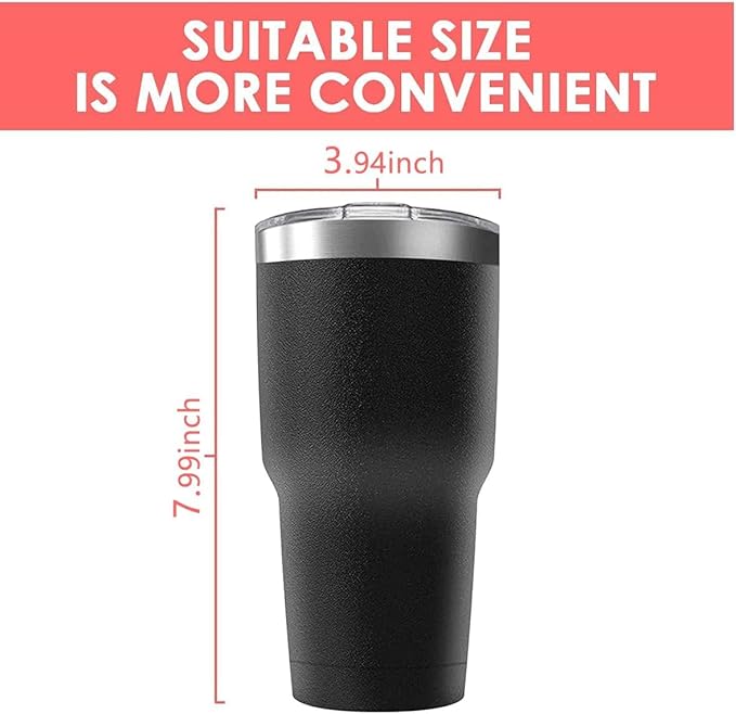 30oz Stainless Steel Travel Mug with Lid, 16 Pack Double Wall Vacuum Insulated Bulk Tumbler, Powder Coated Coffee Cup Suitable for Vehicle Cup Holders