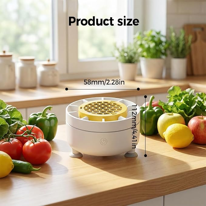 2026 New Produce Cleaner Machine, Fruit and Vegetable Washing Machine for Kitchen, Food Friendly Purifier Family Use (2 Set)