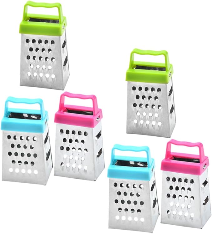 PRETYZOOM 18pcs Stainless Cheese Grater Fine Grater Slicer Vegetable Slicer Easy Peel