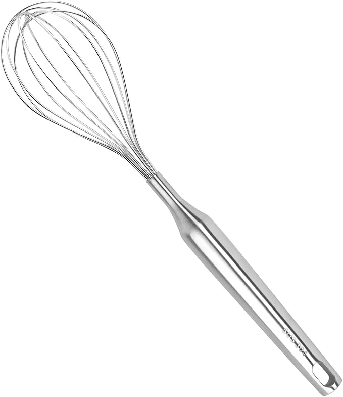 Stainless Steel Whisk Metal Whisk Balloon Wire Baking Whisks for Cooking Kitchen Whisking Beating Blending 12inch,Dishwasher Safe