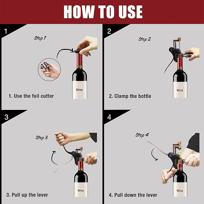 Wine Opener Set Corkscrew Wine Bottle Opener Gift Box Wine Accessories