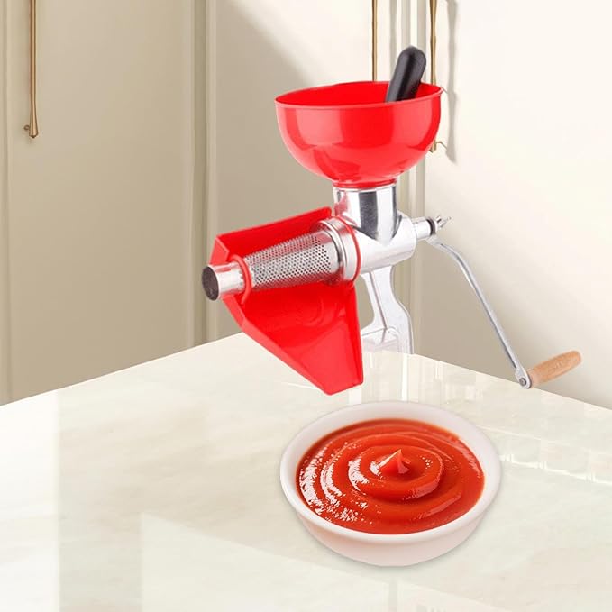 Manual Juicer Hand Press for Lemon Orange Limes Vegetables Tomato Grapes, Aluminum Alloy Citrus Extractor with Stable Clamp, Compact Kitchen Tool 8.66x13.39x10.63 inch