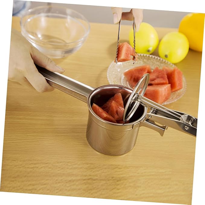 Luxshiny 316 Stainless Steel Manual Lemon Juicer Long Handle Citrus Squeezer for Easy Juice Extraction for Home and Kitchen Use