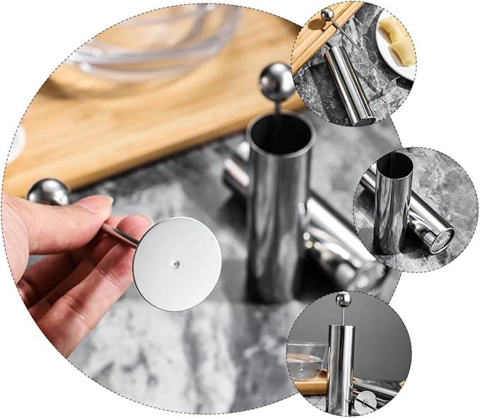 Cabilock 1pc Stainless Steel Tofu Slicer Tofu Maker Press for Easy Chrysanthemum and Cheese Cutting Easy to Clean Kitchen Tool for Restaurants and Cooking Competitions