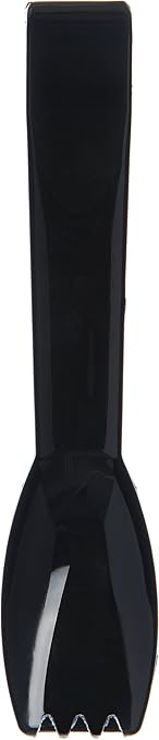Carlisle FoodService Products Carly Salad Tong, 6" Salad Tong, Black (12 Pack)
