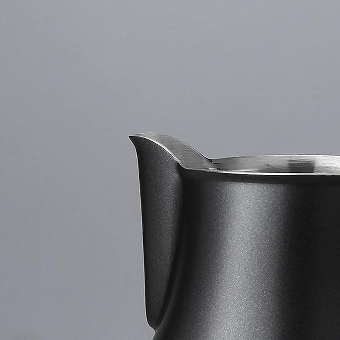 Easyworkz Pedro Stovetop Espresso Maker 6Cup 300ml, Bundled Espresso Steaming Pitcher Stainless Steel 15 oz Coffee Frothing Picther Milk Jug Cappuccino Latte Art Cup