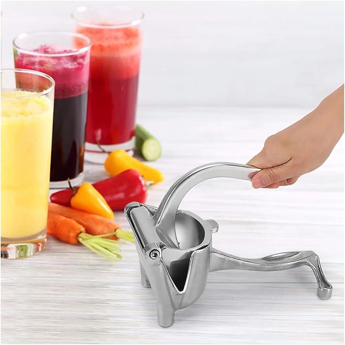 Manual Juicer Hand Press Silver Portable Manual Juicer Lemon And Orange Juicing Tool Fruit
