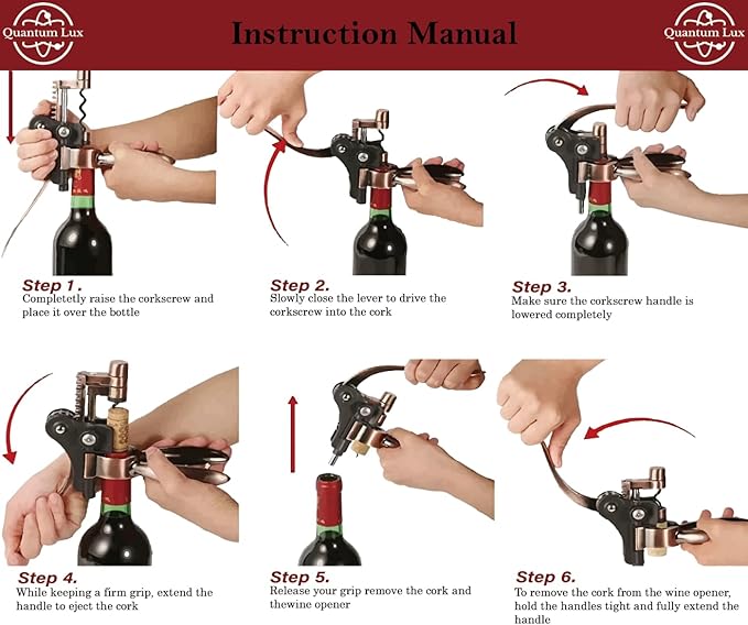 Wine Bottle Opener Set with Accessories Matte Bronze in Wood Box, Aerator, Extra Screws, Foil Cutter, Pourer, Vaccu Stopper, Winged Wine Opener, Rabbit Red Wine Corkscrew Set (Matte Bronze)