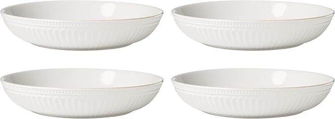 Lenox 899196 French Perle Groove 24-Piece Dinnerware Set, Service For 8
