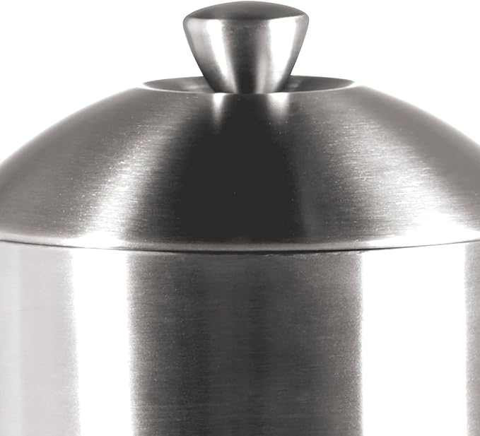 Frieling Double-Walled Stainless Steel French Press Coffee Maker - Brushed 36 oz (1 Liter) Insulated Coffee Press