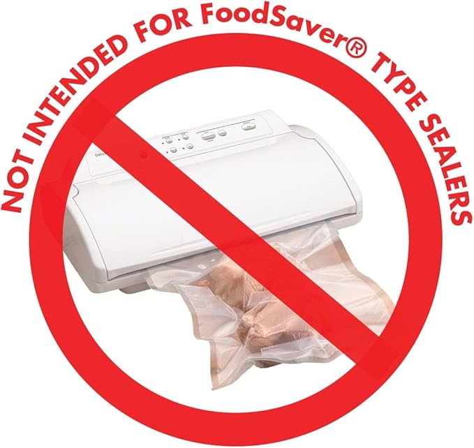 UltraSource - Chamber Machine Pouches 3 Mil Thickness, 6" x 12", Pack of 250 Vacuum Chamber Pouches, BPA-Free Pre-Cut Chamber Vacuum Sealer Bags with tear notch