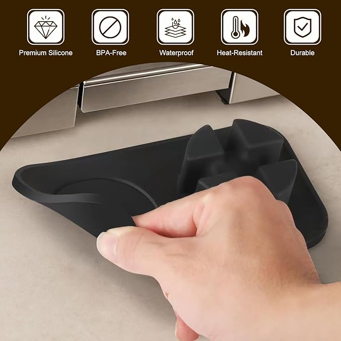 Ultimate Barista-Grade Espresso Tamping Base for Ninja Luxe Café, Precision Portafilter Holder & Tamping Station, Elite Food-Grade Silicone, Ninja Espresso Machine Accessories
