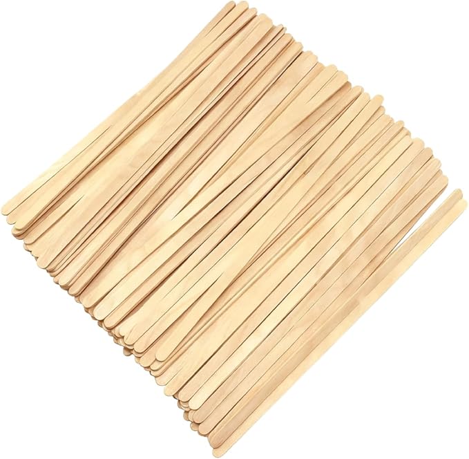 200 Pack Wooden Coffee Stirrers, 7 Inch Birch Disposable Stir Sticks, Wooden Stir Sticks for Coffee, Premium Wooden Coffee Stirrers for Coffee Bar, Office, Tea & Cocktails