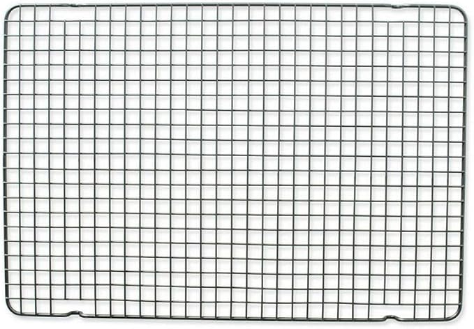 Nordic Ware 43343 Oven Safe Nonstick Baking & Cooling Grid (1/2 Sheet), One Size, Steel