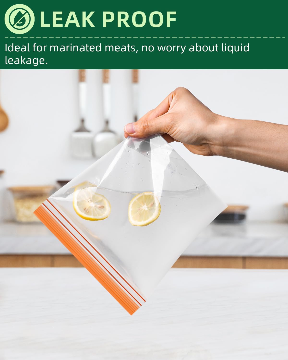 Lerine 22 Pack Reusable Sandwich Bags Dishwasher Microwave Safe, Stand Up Reusable Bags BPA Free, Leakproof Food Storage Quart Bags for Cereal, Lunch, Vegetables, Fruits