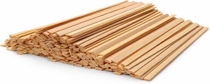 Coffee Stirrers, Bamboo Wood, Splinter-Free; Wooden Stir Sticks for Hot Chocolate, Coffee, Tea Etc, Drink Stirrer Bulk Package, Restaurant Supply, Coffee Bar, Cafe (200 Pack)