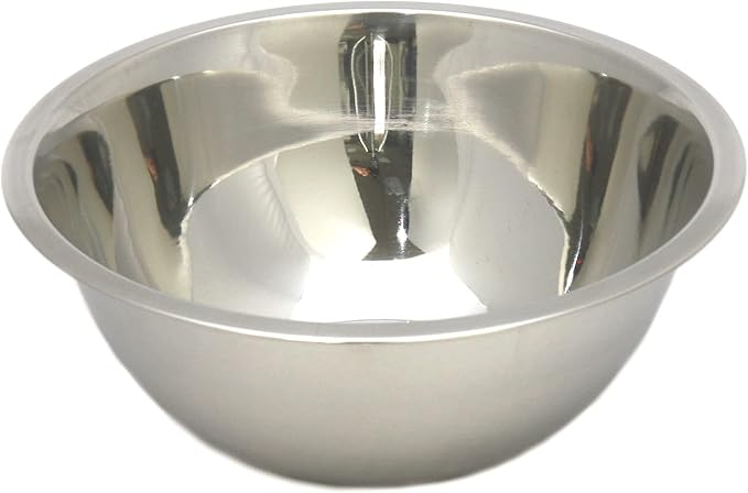 Chef Craft Brushed Mixing Bowl, 2.5-Quart, Stainless Steel