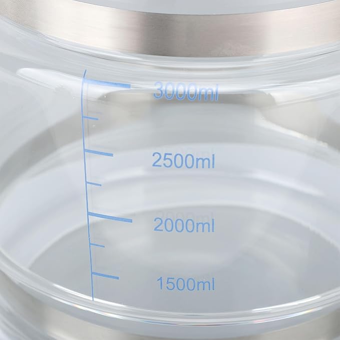 GLASS WATER CONTAINER 1 GALLON FOR COUNTERTOP DISTILLER HOME BEAUTY