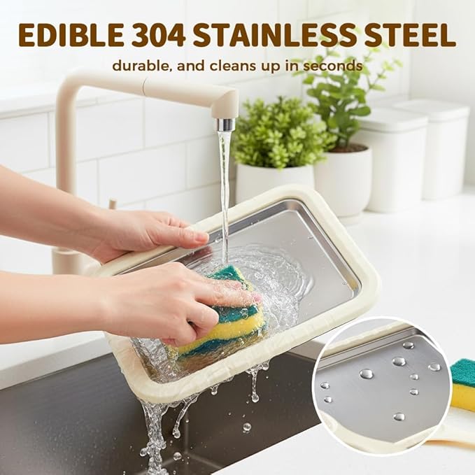 Rolled Ice Cream Maker Tray with Lid and 2 Scrapers, 304 Stainless Steel Ice Cream Roll Pan, 10.2 x 8.3 x 1.3 Inch Manual Instant Frozen Dessert Maker for DIY Ice Cream, Yogurt, Sorbet, Family Fun