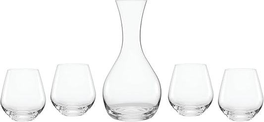 Lenox 893690 Tuscany Classics 5-Piece Decanter & Glass Set