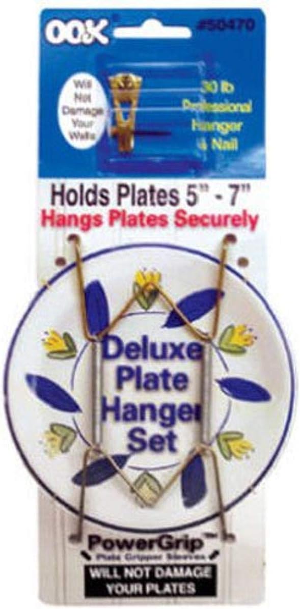 OOK Professional Deluxe Single Plate Hanger Set (5-7 in.)