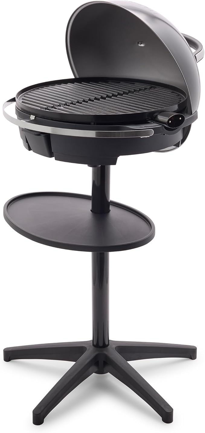 2-in-1 Portable Indoor/Outdoor Electric Grill & Griddle | Graphite
